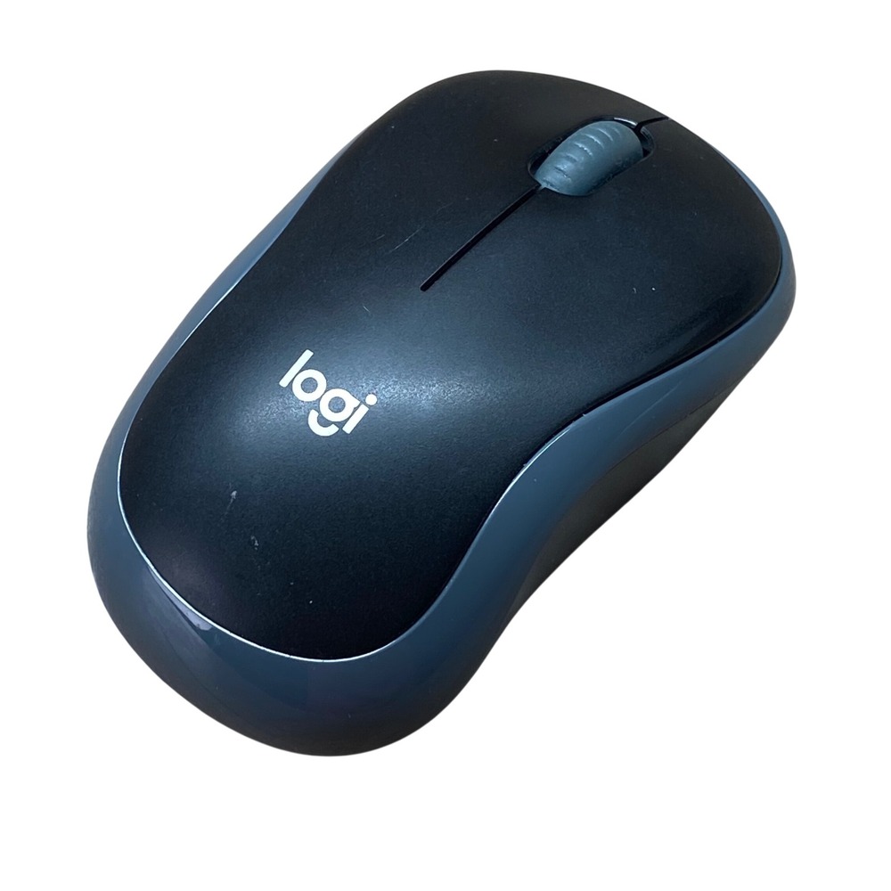 Logitech‎ M185 Wireless Optical Mouse Black Gray MR0085 810-007156 NO USB DONGLE
